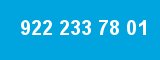 922 233 78 01 922 233 78 01